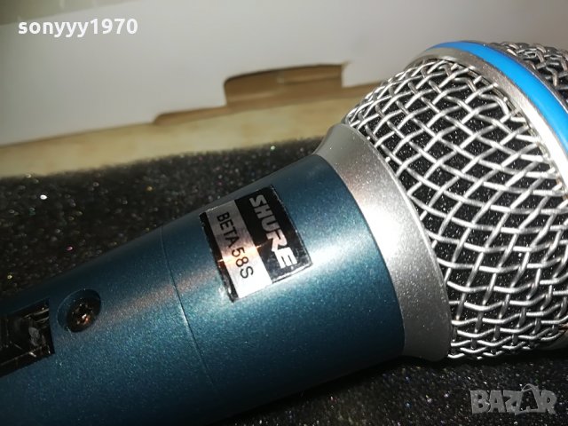 shure beta sm58s-profi microphone-внос швеицария, снимка 9 - Микрофони - 28457573