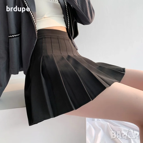 Дамска плисирана пола, снимка 4 - Поли - 52393198