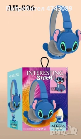 Безжични слушалки за момичета и момчета   Безжични слушалки за момичета и момчета във формата на Мик, снимка 3 - Музикални играчки - 53541792