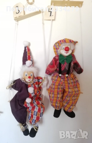 Стари порцеланови венециански и немски кукли,клоуни и Арлекин. , снимка 6 - Колекции - 52431369