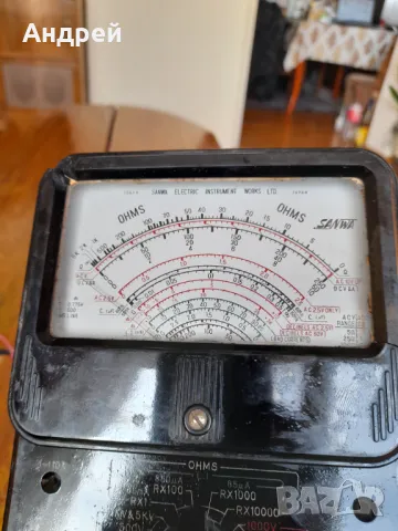 Стар мултицет Sanwa, снимка 9 - Антикварни и старинни предмети - 49260440