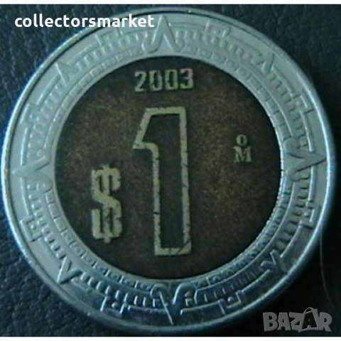 1 песо 2003, Мексико