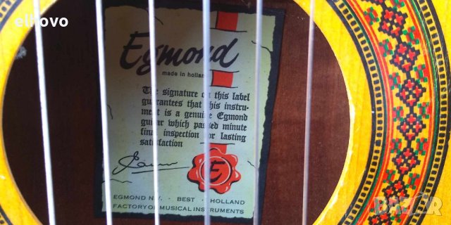 Китара Egmond, снимка 7 - Китари - 43411239