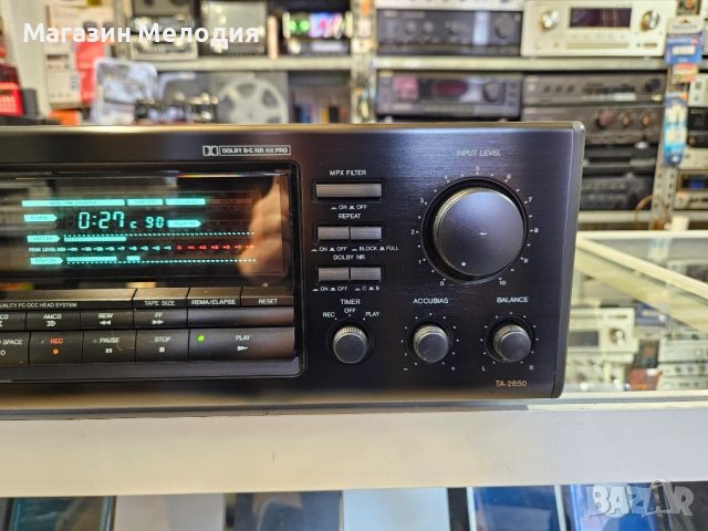 Касетен дек ONKYO TA-2850  В отлично техническо и визуално състояние., снимка 5 - Декове - 52414845