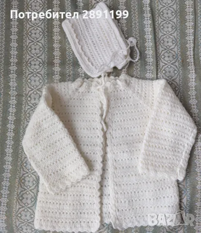Бебешки дрешки ръчно плетиво, снимка 2 - Комплекти за бебе - 48656515