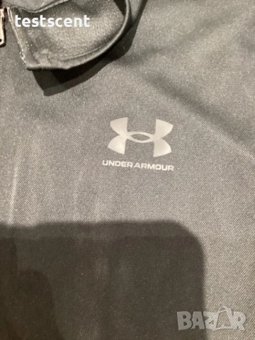Under Armour мъжко горнище – черно – 2XL (UK) – Fitted – 100% полиестер, снимка 2 - Спортни дрехи, екипи - 52969792