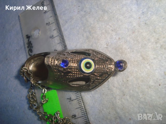 Късметлийска сребриста фигурална висулка ОРИЕНТАЛСКИ СТИЛ ЧЕХЪЛ с ВЕРИЖКА 32097, снимка 10 - Други - 38163115