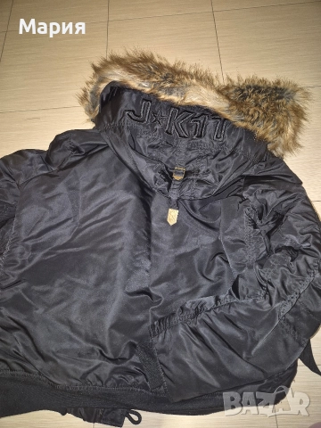 Оригинално зимно мъжко яке тип бомбър, снимка 5 - Якета - 52593038