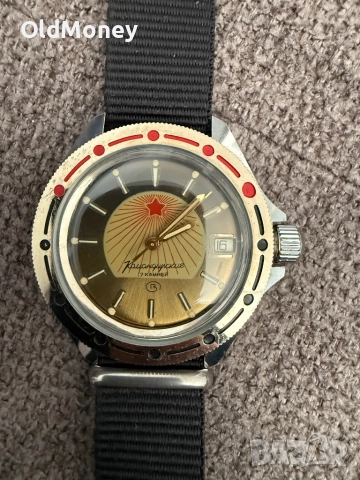 Съветски командирски часовник Восток , червена звезда Wostok Vostok, снимка 2 - Други - 52878580