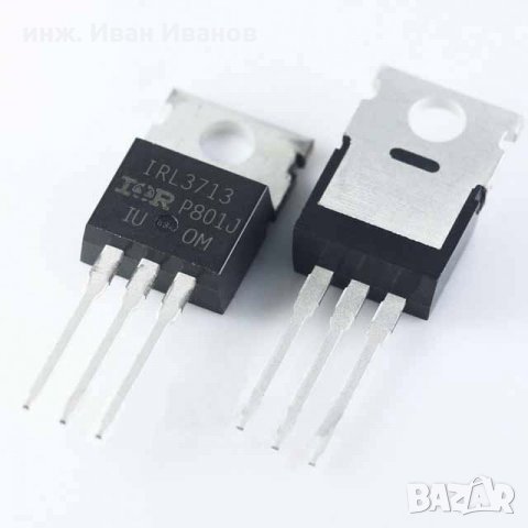 IRL3713 MOSFET-N транзистор Logic level, Vdss=30V, Id=260A, Rds=0.0026 Ohm, Pd=330W