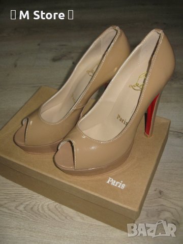 Christian Louboutin дамски обувки 39 номер, снимка 2 - Дамски елегантни обувки - 39607208