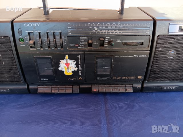 SONY  CFS W 390L Радиокасетофон, снимка 3 - Радиокасетофони, транзистори - 44131153
