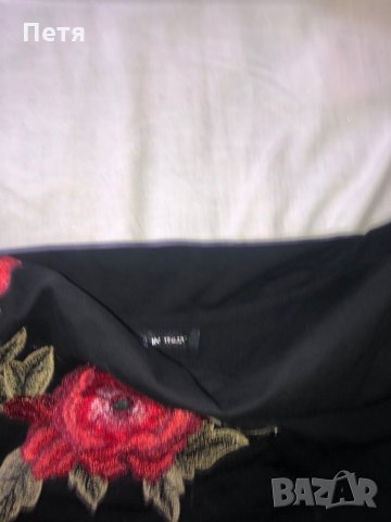 Дамска черна рокля, снимка 4 - Рокли - 28747208