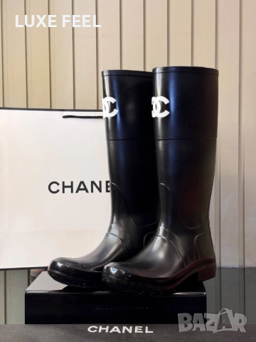Дамски Ботуши - Гумени ⚜️ Chanel , снимка 3 - Дамски ботуши - 52482620