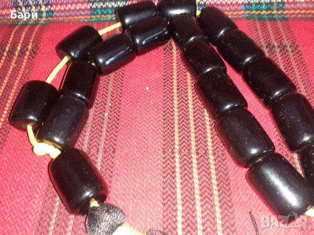 Голяма черна броеница , снимка 5 - Други ценни предмети - 36751897