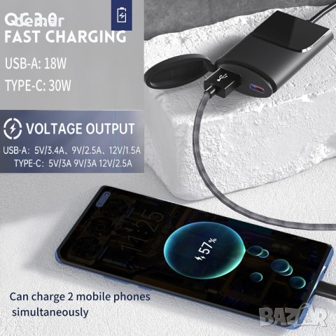 Kriogor USB зарядно устройство за телефон за мотоциклет, снимка 9 - Зарядни за кола - 43947278