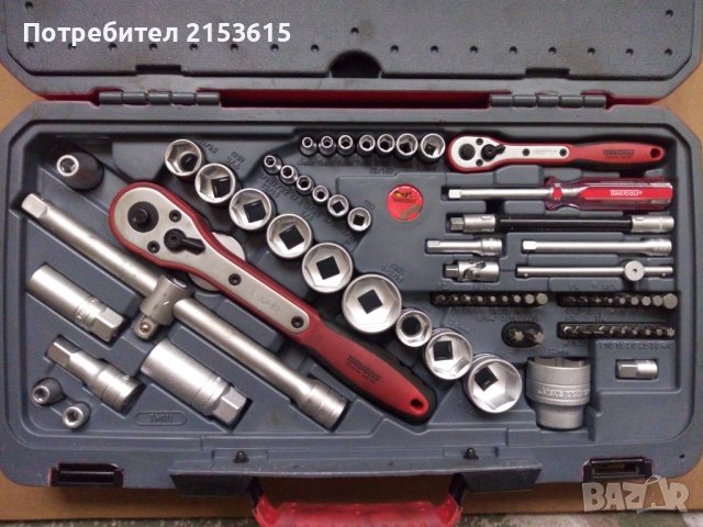 TENG TOOLS куфар качествена гидория 1/4 3/8 1/2 111части къси дълги вложки удължители, снимка 2 - Куфари с инструменти - 43731364