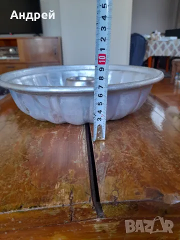 Стара алуминиева форма за кекс #20, снимка 2 - Други ценни предмети - 49575844