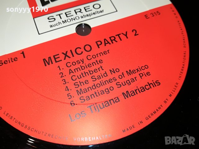 MEXICO PARTY 2-MADE IN GERMANY 2405221924, снимка 15 - Грамофонни плочи - 36864161