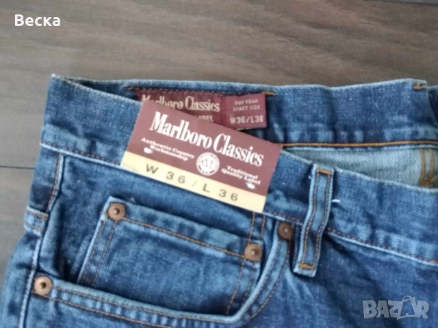 Оригинални мъжки дънки Levis  и  Marllboro, снимка 6 - Дънки - 52627950