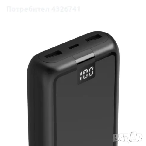 HAMA Външна батерия Power pack "Performance 20", 20000 mAh, 3 изхода: USB-C, 2x USB-A, снимка 3 - Оригинални батерии - 49419314