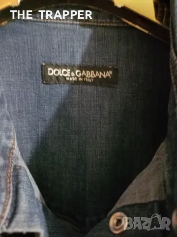 Dolce & Gabbanna, Долче Габана, дънкова риза , риза, снимка 3 - Ризи - 47885006