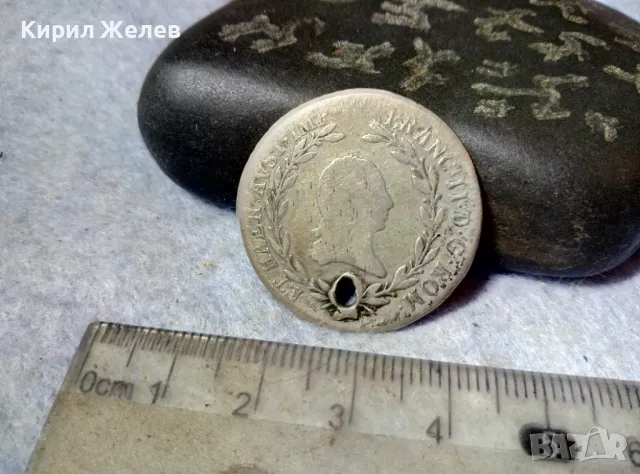 Стара СРЕБЪРНА МОНЕТА 20 КРОЙЦЕРА 1806 ИМПЕРАТОР ФРАНЦ II АВСТРИЯ СВЕЩЕНА РИМСКА ИМПЕРИЯ 26344, снимка 6 - Нумизматика и бонистика - 48805863