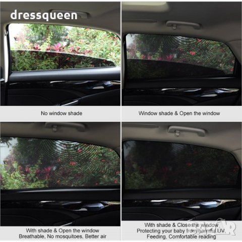 2579 Сенници за коли за страничните стъкла и задната врата, снимка 8 - Аксесоари и консумативи - 28497688