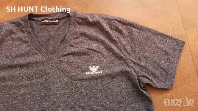 EMPORIO ARMANI T-Shirt размер L мъжка тениска 17-40, снимка 2 - Тениски - 53213847