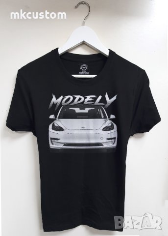 Tesla Model Y / Тесла Модел У тениски, снимка 1 - Тениски - 40345278