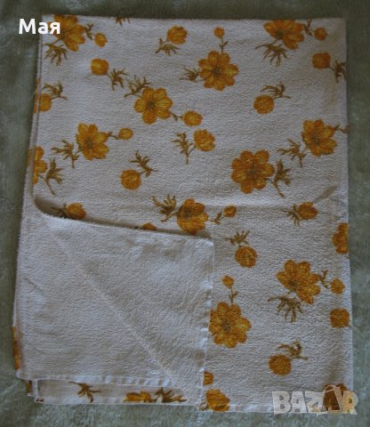 Голямо плажно одеяло на цветя, 100%памук, снимка 1