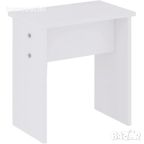 ПРОМОЦИЯ Тоалетка с вградено огледало и тоалетка в бяло 10CXWLDR04WH, снимка 3 - Тоалетки - 50768014