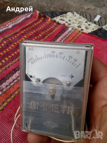 Стар Ом метър #2, снимка 3 - Антикварни и старинни предмети - 27281770