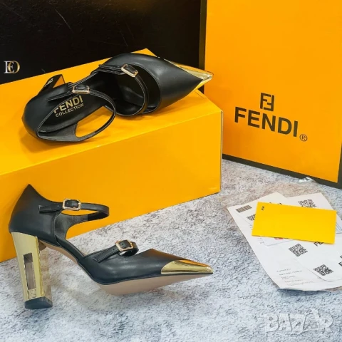 обувки на ток fendi , снимка 3 - Дамски ежедневни обувки - 51097686