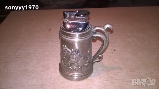 *запалка халба с коне/подкова-внос швеицария, снимка 7 - Колекции - 27321213