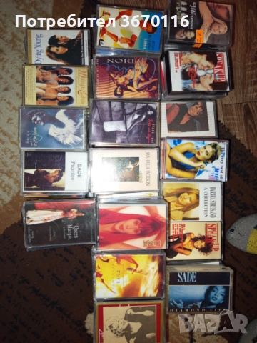 Продавам оригинални аудио касети 120бр 