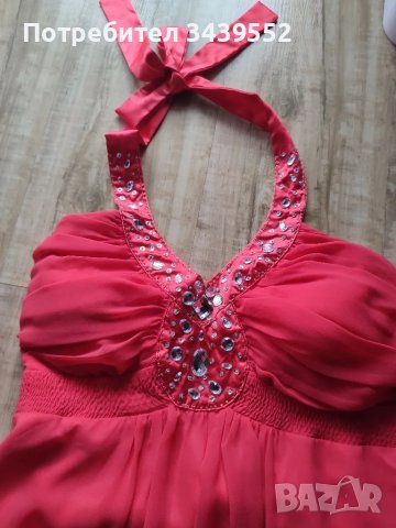 Коралова рокля, снимка 5 - Рокли - 50421075