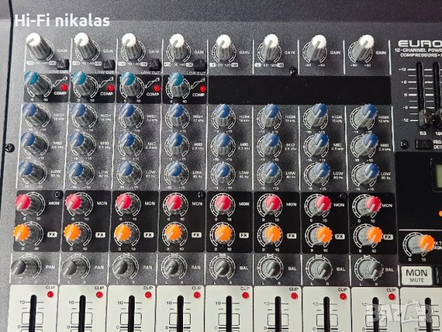 активен мишпулт смесител миксер професионално стъпало BEHRINGER PMP 500, снимка 8 - Ресийвъри, усилватели, смесителни пултове - 50791852