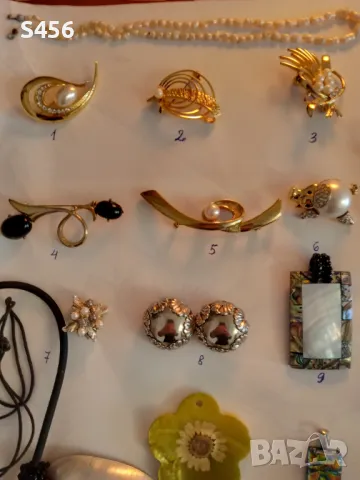 Бижута,Колие,Гривна.Перли.Седеф.Брошка, снимка 11 - Бижутерийни комплекти - 49659815