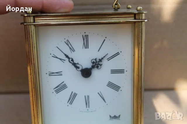Англииски настолен часовник , снимка 3 - Антикварни и старинни предмети - 47367239