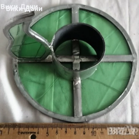 Стъклени споени Витраж Морано вази Свещници , снимка 16 - Колекции - 31481168