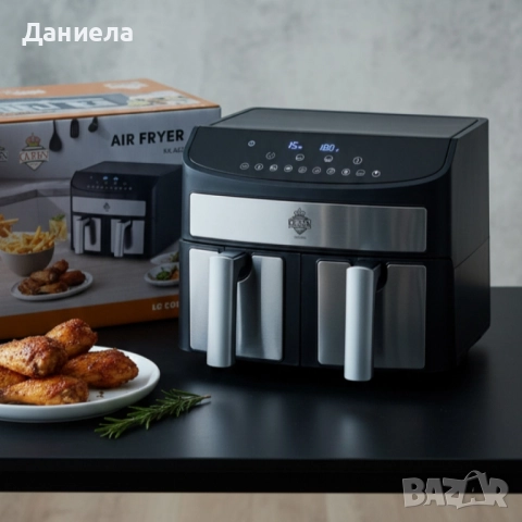 Двоен Air Fryer 7L, 2400W 