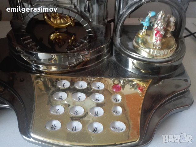 Телефон с часовник и стари телефони., снимка 4 - Други - 40461429