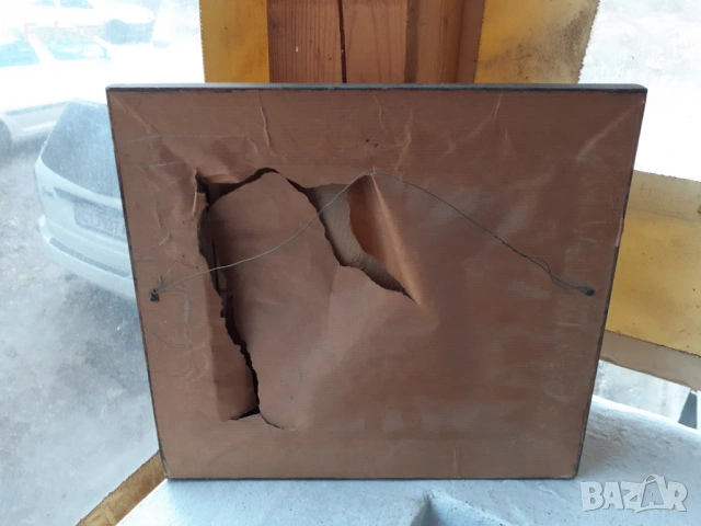 Стара картина рисунка подпис хубава дървена рамка, снимка 5 - Антикварни и старинни предмети - 53431456