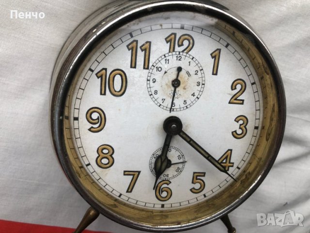 стар часовник - будилник "JUNGHANS", снимка 2 - Антикварни и старинни предмети - 40418108