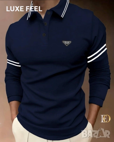 PRADA 💎Мъжки Памучни Блузи , снимка 2 - Блузи - 53355969