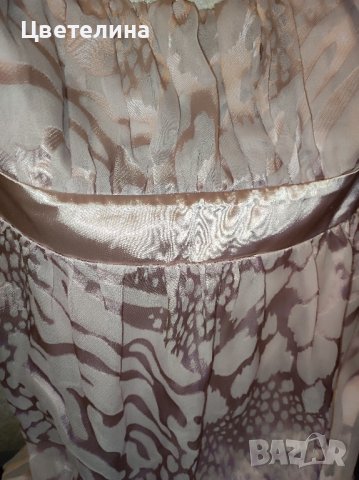 Дамска розова рокля със сатенена панделка DOROTHY PERKINS размер М цена 70 лв., снимка 6 - Рокли - 43613657