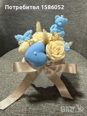 Букет ароматни соеви свещи 