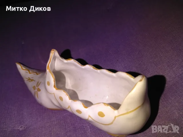 Порцеланова обувчица-става за пепелник или за украса, снимка 4 - Декорация за дома - 47673565