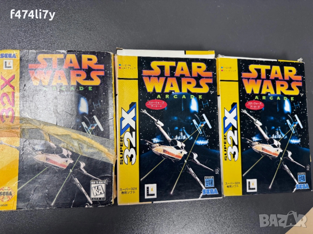 Sega 32x USA/Japan StarWars Arcade Genesis 32x Super 32x